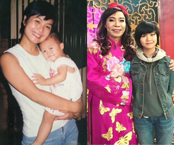 BTV Thục Khuê là người vợ đầu tiên của NSND Công Lý. Cả 2 có con gái chung - Thục Anh.