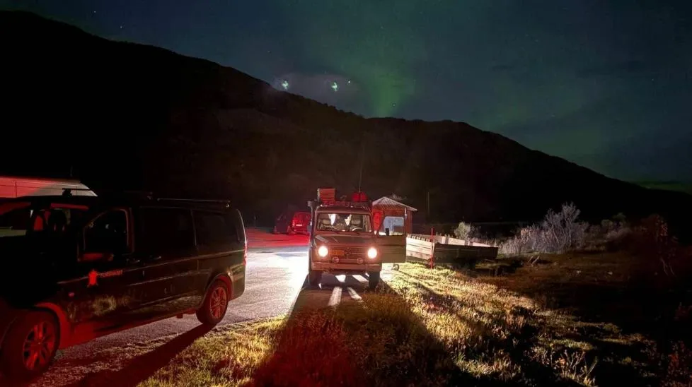 Lực lượng chức năng vùng Finnmark (Na Uy) đang tập trung toàn bộ nguồn lực để tìm kiếm 5 binh sĩ còn mất tích sau cuộc tập trận trong vùng. Ảnh: NRK Na Uy tìm 5 binh sĩ mất tích khi tập trận gần biên giới Nga.jpg