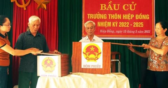 Trưởng thôn, Tổ trưởng Tổ dân phố, bầu trưởng thôn