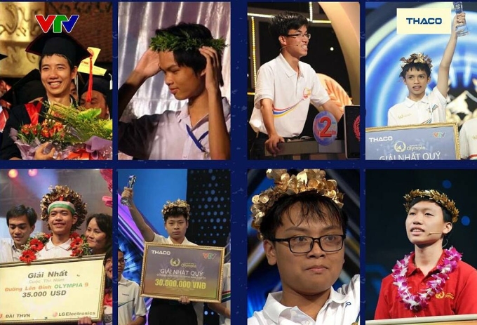 8 học sinh trường THPT chuyên Quốc học Huế góp mặt tại chung kết Đường lên đỉnh Olympia. Ảnh: VTV