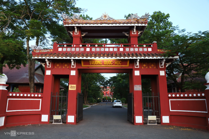 Trường THPT chuyên Quốc học Huế. Ảnh: Võ Thạnh