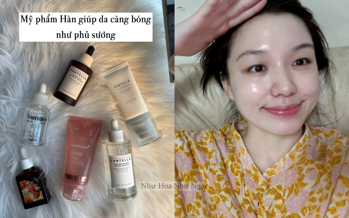 Ngoài 30 tuổi mà da vẫn bóng như gương nhờ 5 lọ "serum bơm nước" đỉnh cao - Ảnh 1.