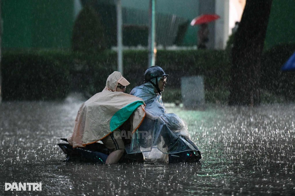 Nhà cách trường 2,5km, ông đi 4 tiếng không đón được cháu giữa mưa bão - 1