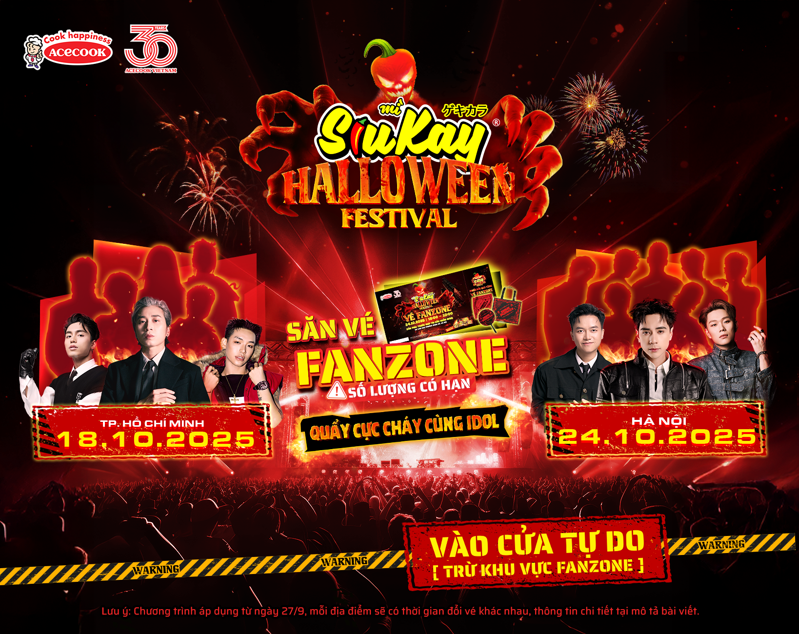 Nhập Hội Bắt Ớt Ma, săn vé fanzone quyền lực tại SiuKay Halloween Festival 2025- Ảnh 1.