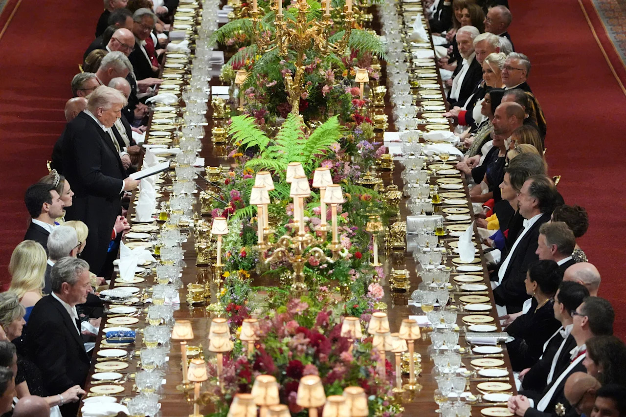 Những ngoại lệ đặc biệt dành cho ông Donald Trump trong quốc yến Hoàng gia Anh- Ảnh 1.