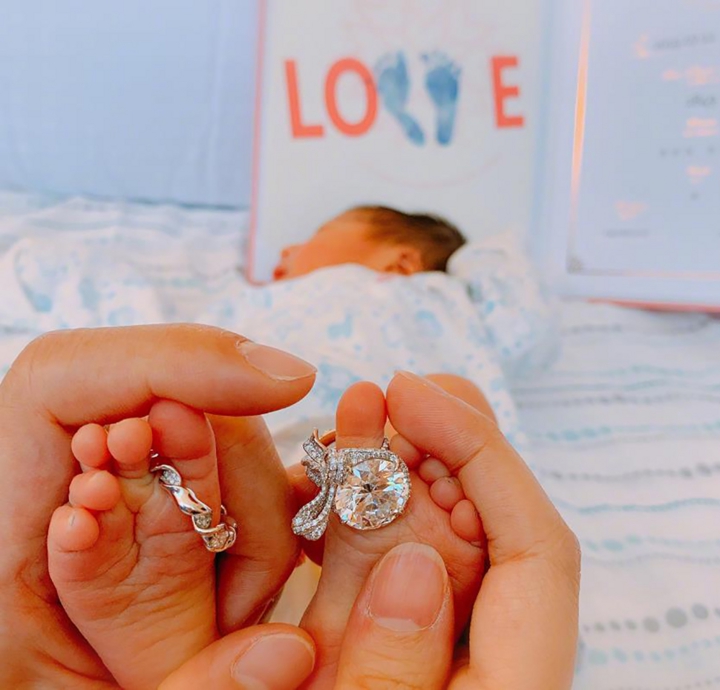 "Nữ diễn viên phim giờ vàng" được chồng đại gia thưởng nóng bao nhiêu khi sinh con? 4 Nu dien vien phim gio vang duoc chong dai gia