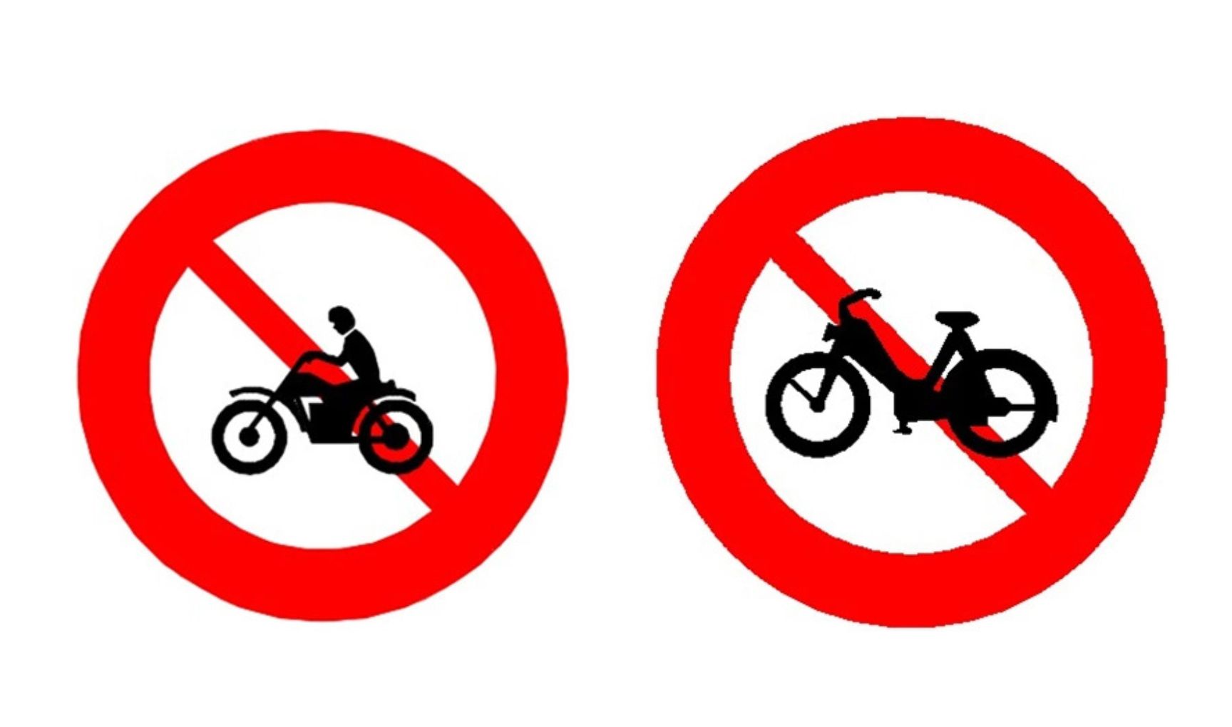 Phân biệt biển cấm 'xe máy' và 'xe gắn máy' thế nào? - Ảnh 1.