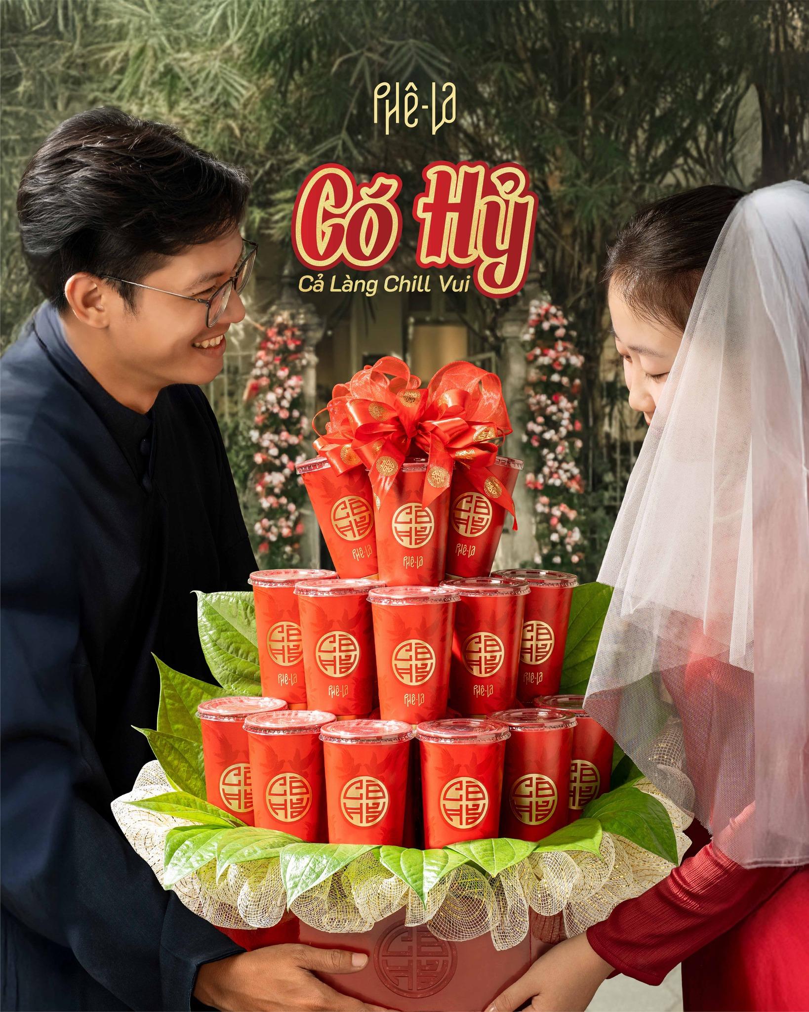 “Phê La Có Hỷ” - Chiến lược bán Tráp Cưới Trà Sữa lạ hay chỉ là cuộc vui nhất thời?- Ảnh 1.