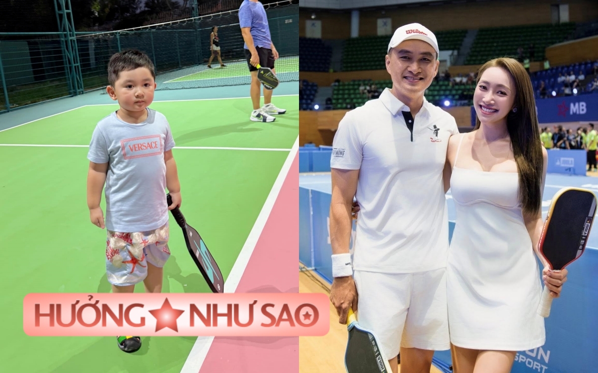 Quý tử nhà sao Việt sành điệu trên sân pickleball, sở hữu cả tủ hàng hiệu gây choáng - Ảnh 1.