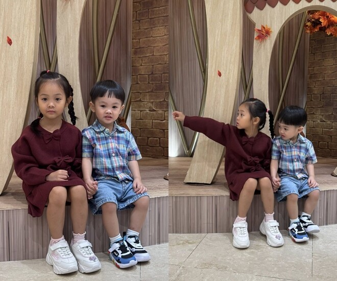 Tan chảy trước khoảnh khắc tình thương mến thương của 2 con Đàm Thu Trang.