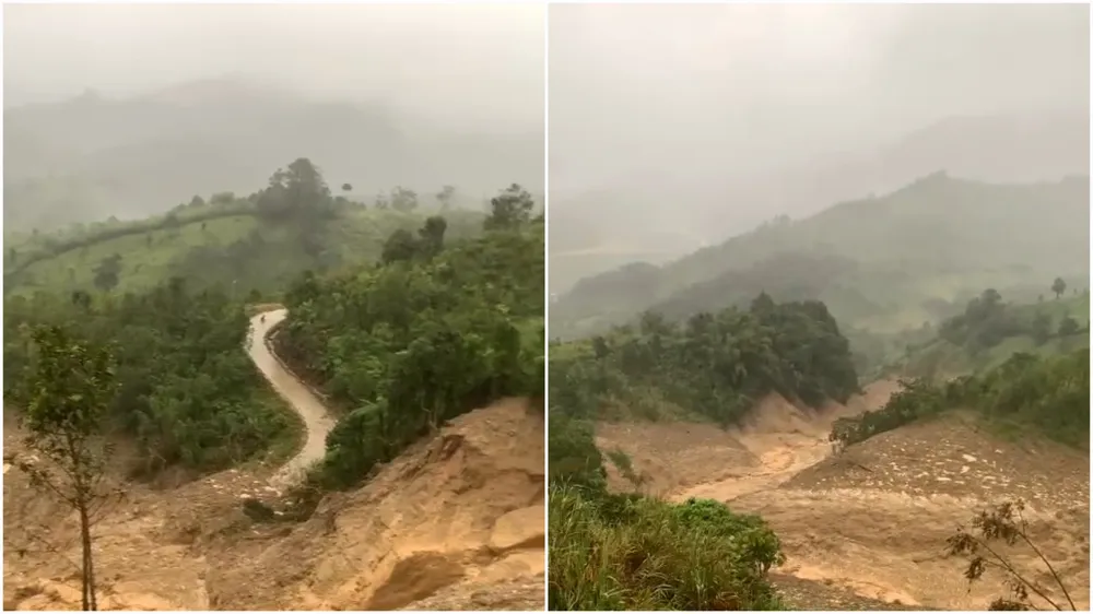 Hiện trường vụ sạt lở nghiêm trọng, kéo dài nhiều km ở xã Ngọc Linh. sat-lo-trong-dem-o-quang-ngai-hang-nghin-khoi-dat-da-lam-gay-duong-vui-3-5-ha-hoa-mau-2.jpg