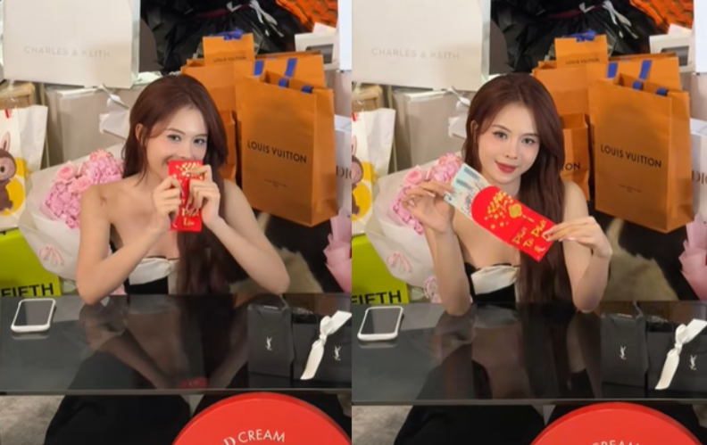 Sau tiệc sinh nhật "sương sương" 2 tỷ, Hà Môi bị chê thiếu tế nhị khi khui lì xì ngay trên video - Ảnh 2.