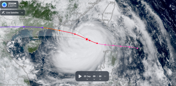 Trực tiếp: Siêu bão Ragasa mạnh nhất năm tiến sát Trung Quốc- Ảnh 2.