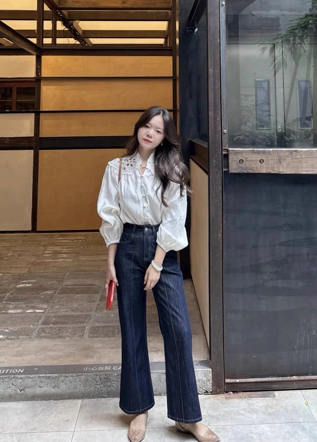 Sức hút từ những chiếc áo sơ mi tay bồng giúp nàng thêm kiêu kỳ- Ảnh 8.