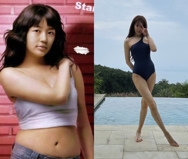 Sau hơn hai thập kỷ, Yoon Eun Hye khiến công chúng ngỡ ngàng vì màn lột xác ngoạn mục. Từ cô gái có thân hình mũm mĩm, nay cô sở hữu vóc dáng săn chắc, eo thon và đôi chân nuột nà. Ở tuổi 40, Thái tử phi đẹp nhất Hàn Quốc vẫn giữ được thần thái quyến rũ, trẻ trung khó tin.