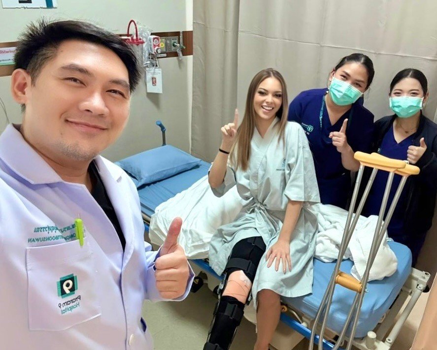 Thí sinh Hoa hậu Hòa bình nhập viện - 1