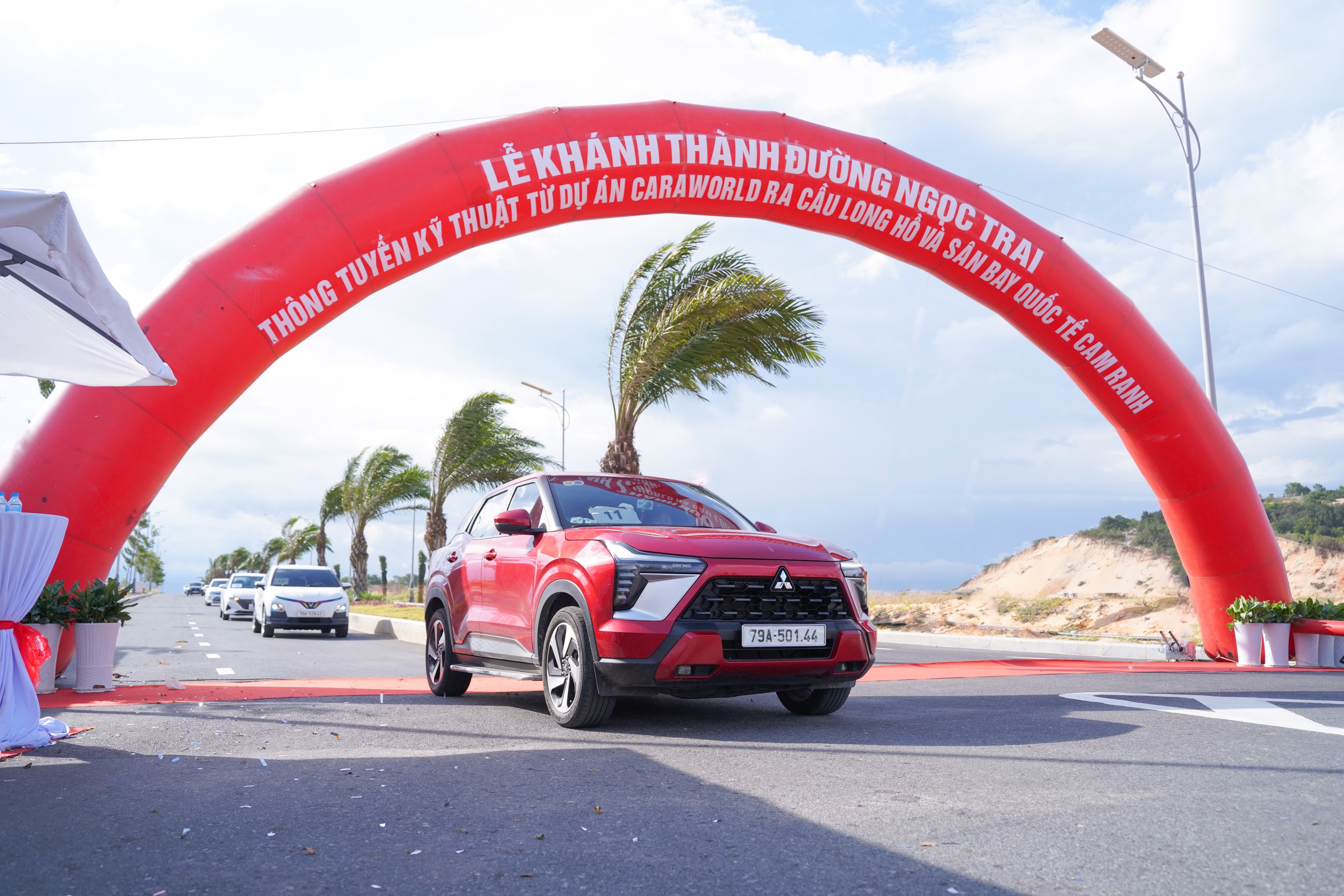 Thông xe tuyến đường kết nối CaraWorld đến sân bay quốc tế Cam Ranh 2 Thông xe tuyến đường kết nối CaraWorld đến sân bay quốc tế Cam Ranh - Ảnh 2.