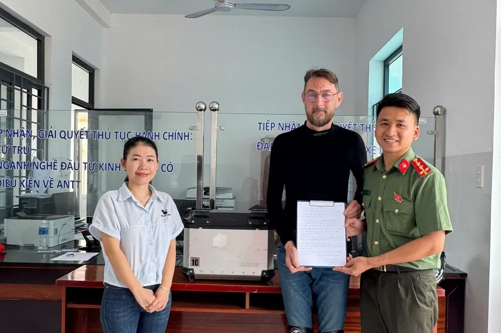 công an xã Suối Kiết