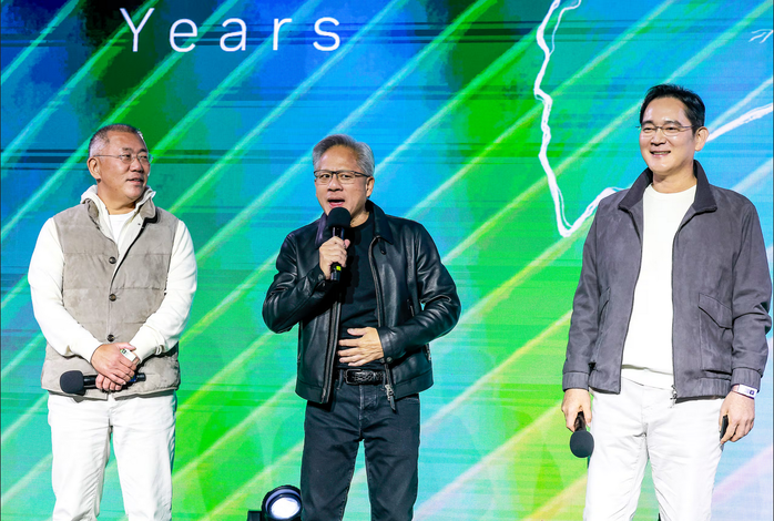 Jensen Huang ăn tối 'gà bia' cùng lãnh đạo Samsung và Hyundai - Ảnh 6.