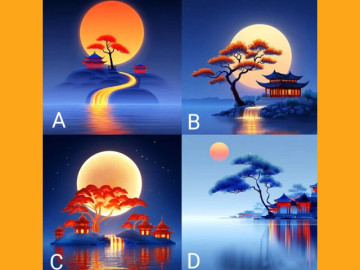 Trắc nghiệm tâm lý: Chọn một bức tranh đẹp nhất theo trực giác của bạn