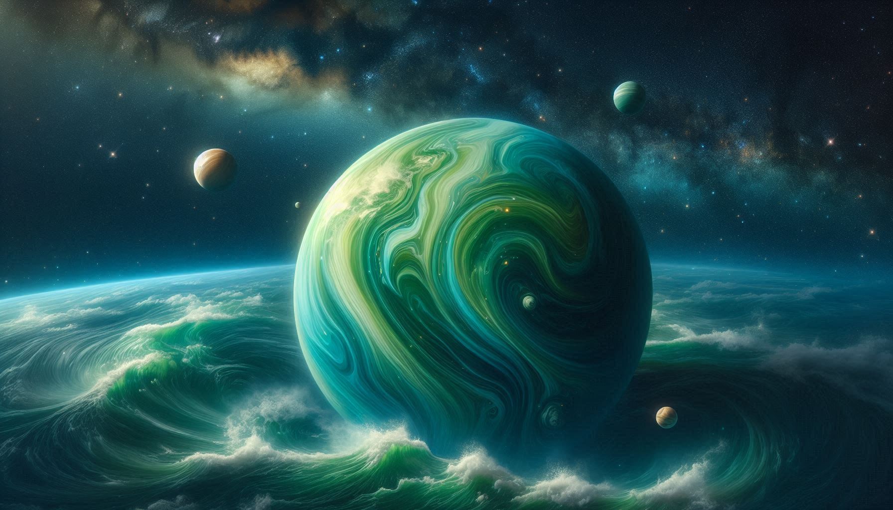 Trái Đất từng có màu xanh lục, tương lai sẽ đổi màu tím?- Ảnh 1. Trái Đất từng có màu xanh lục, tương lai sẽ đổi màu tím?- Ảnh 1.