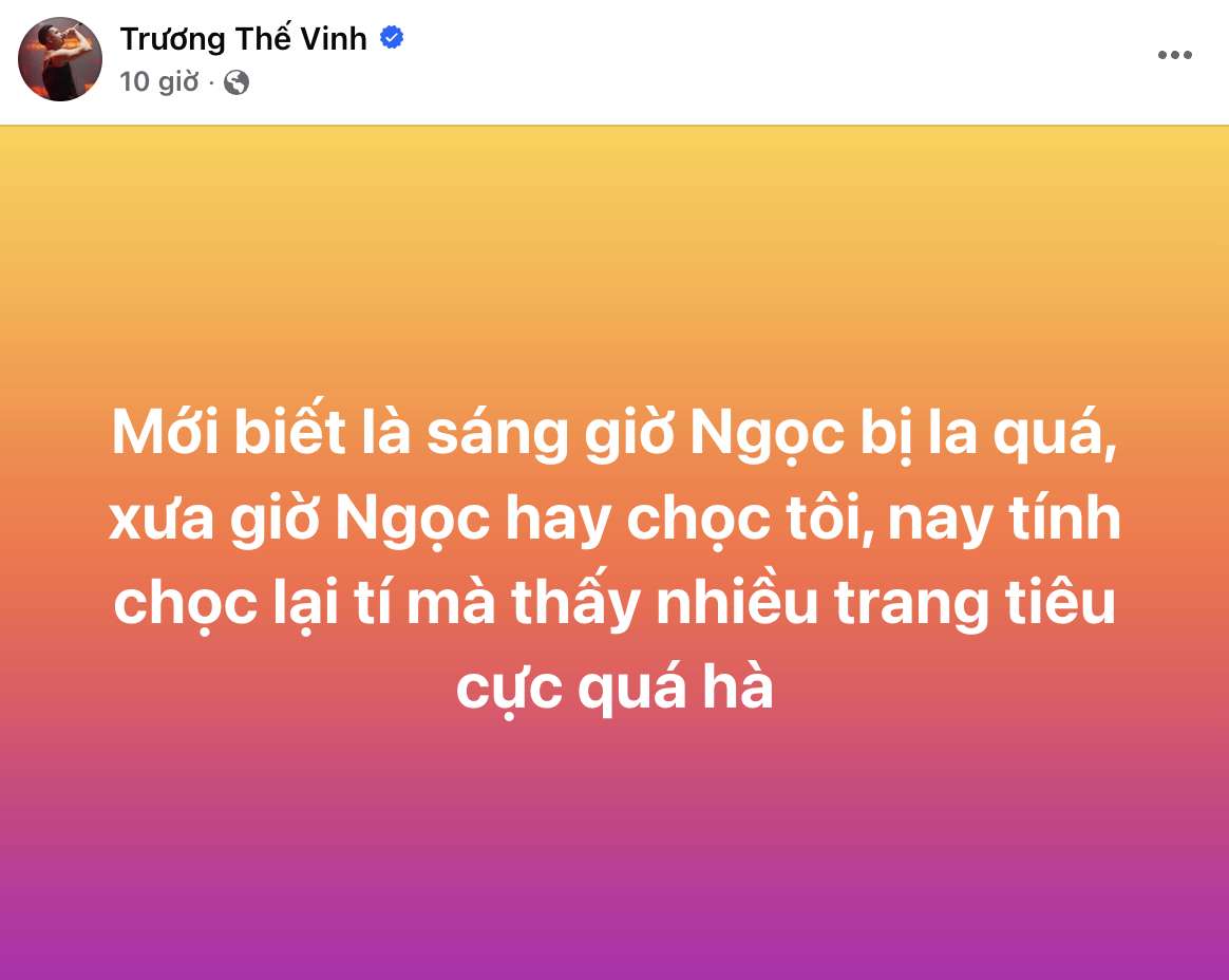 Trương Thế Vinh bị 