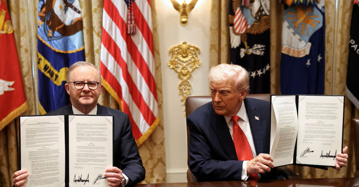 Mỹ và Úc ký thỏa thuận quan trọng nhằm đối phó Trung Quốc - Ảnh 1. Mỹ và Úc ký thỏa thuận quan trọng nhằm đối phó Trung Quốc - Ảnh 1.