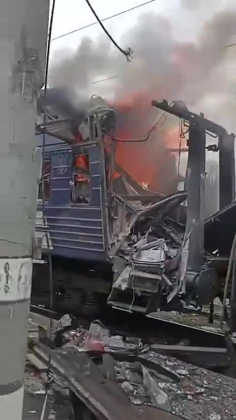 Ukraine tố Nga tập kích ga tàu hỏa, 30 người bị thương