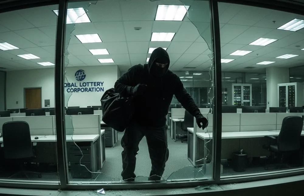 Theo thông tin từ VKSND Tối cao, đã xảy ra 2 vụ việc các đối tượng đột nhập vào trụ sở của các công ty xổ số. Ảnh: AI Công ty xổ số