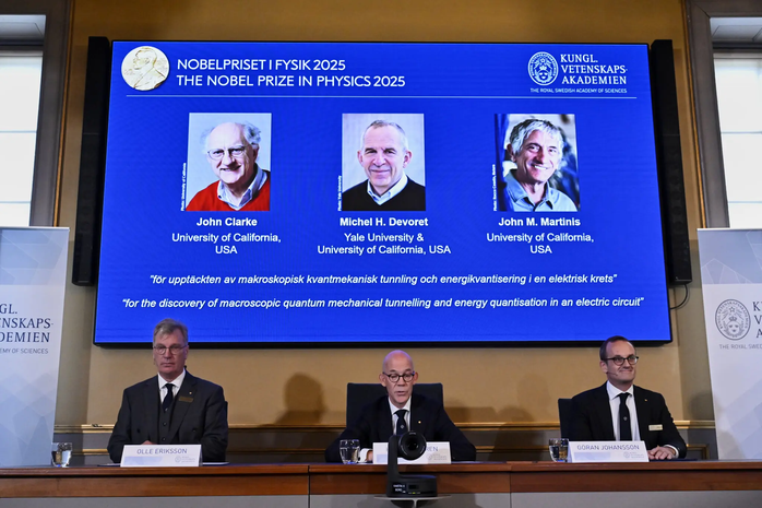 Vinh danh nghiên cứu đột phá về lượng tử - Ảnh 1.