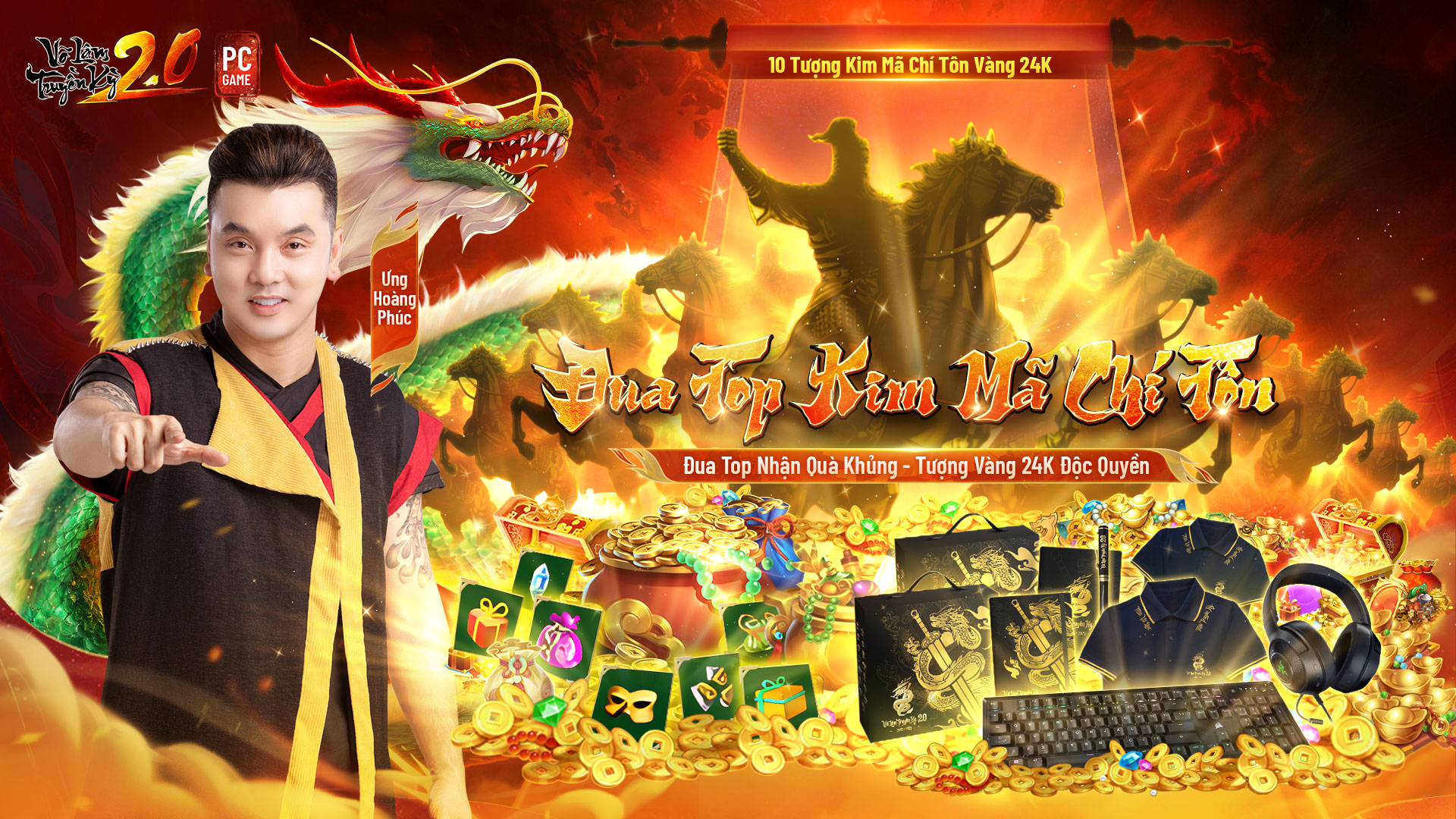 Võ Lâm Truyền Kỳ 2.0 PC ngập tràn sự kiện ngày đầu ra mắt - Ảnh 1.