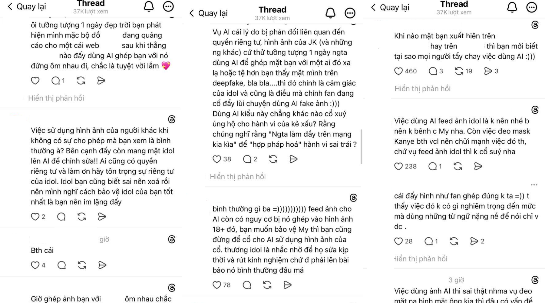 Nữ ca sĩ Việt “lên bờ xuống ruộng” vì em út BTS, có hành động bị lên án quấy rối idol toàn cầu- Ảnh 5. Nữ ca sĩ Việt “lên bờ xuống ruộng” vì em út BTS, có hành động bị lên án quấy rối idol toàn cầu- Ảnh 5.