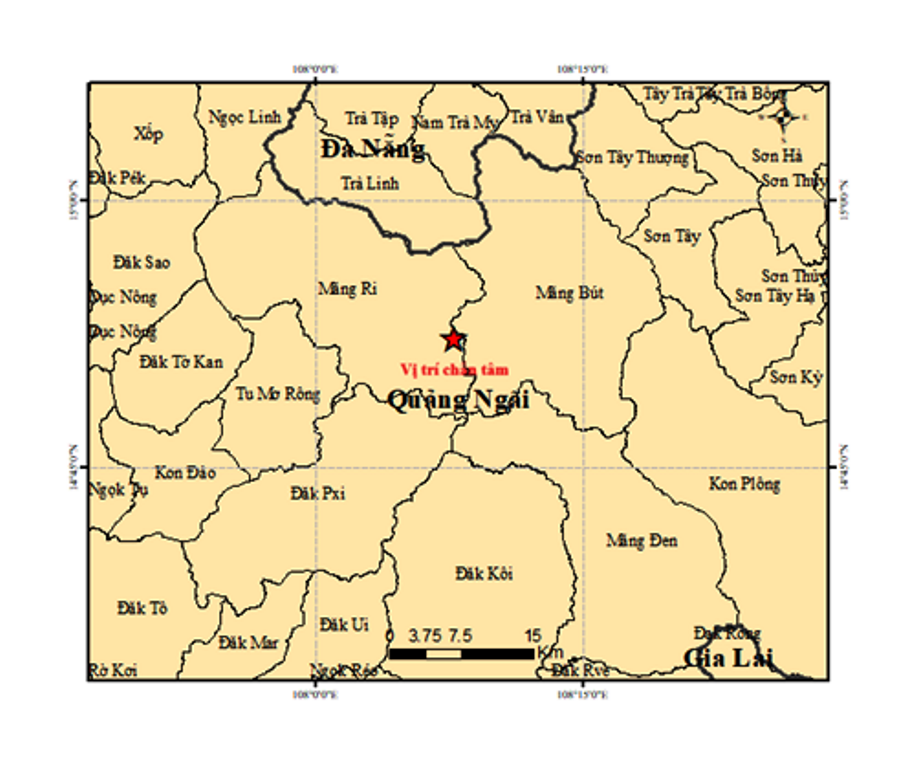 Dư chấn hàng loạt trận động đất ở Quảng Ngãi: 'Rung chấn mà như muốn sập nhà' - Ảnh 1.