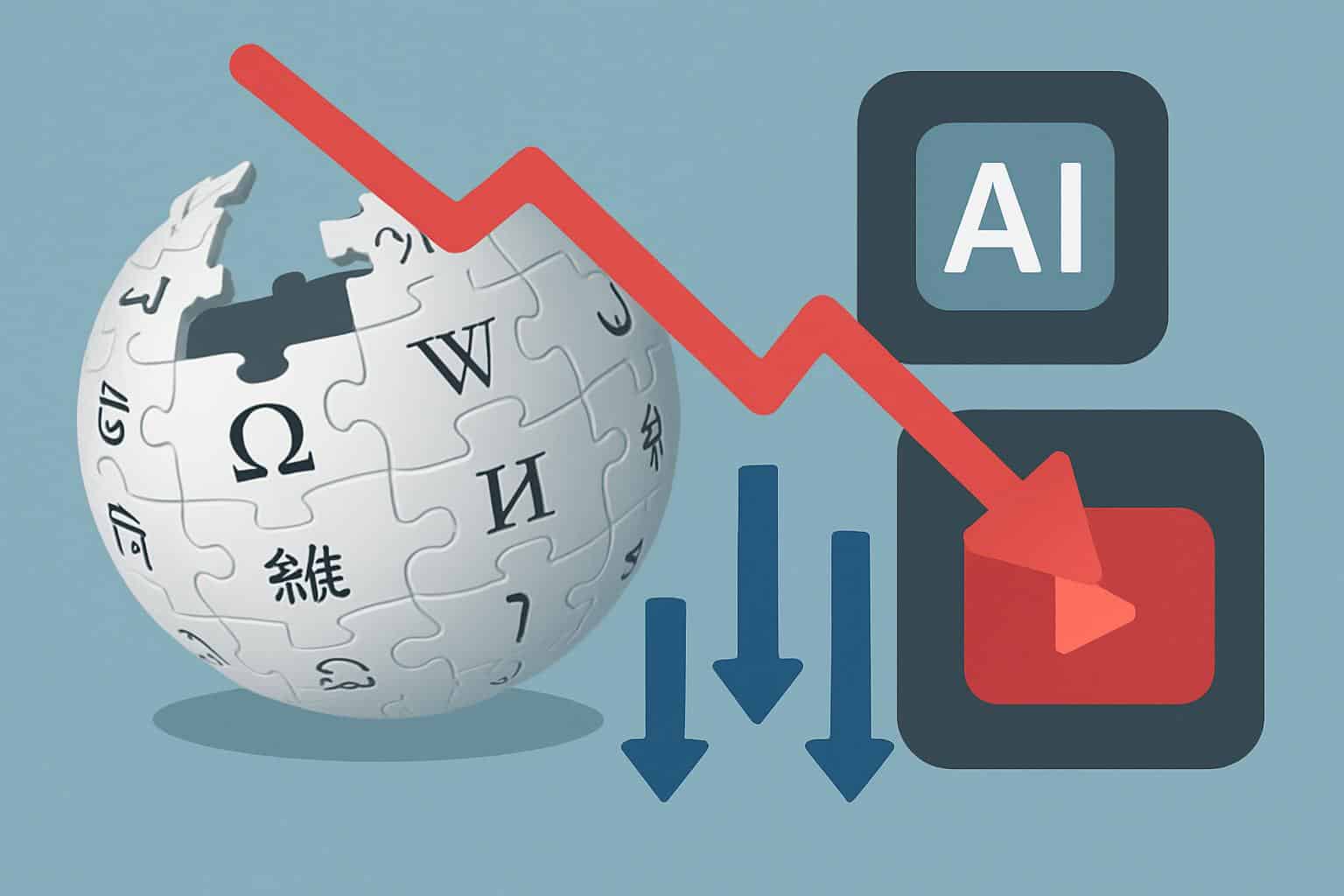 Wikipedia sụt giảm lượng truy cập vì AI và video ngắn - Ảnh 1.