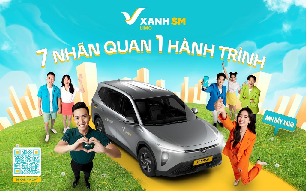 Xanh SM ra mắt dịch vụ taxi điện 7 chỗ cao cấp Xanh SM Limo - 1