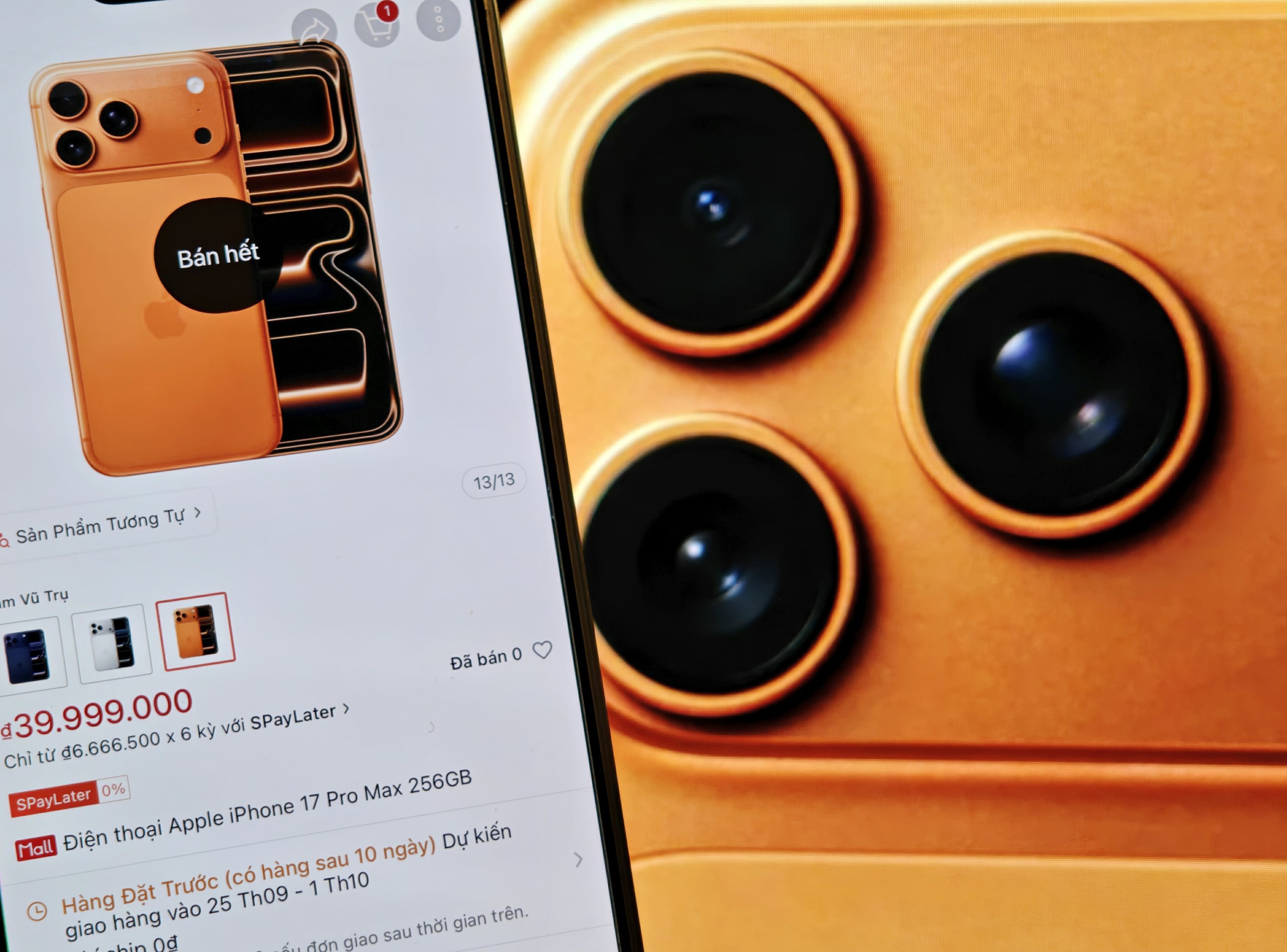 iPhone 17 Pro Max 'cháy hàng' đặt trước tại Việt Nam - Ảnh 1.