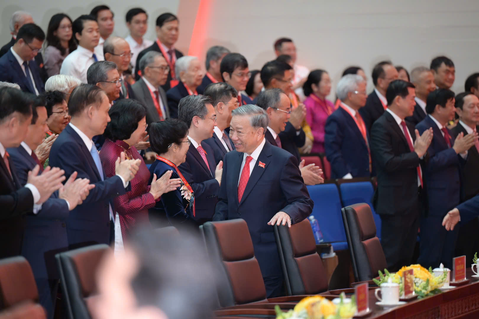 Tổng Bí thư Tô Lâm dự Đại hội đại biểu Đảng bộ TP.HCM lần thứ I- Ảnh 8.