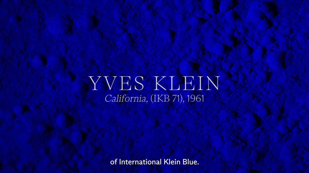 Christie's giới thiệu bức California của Yves Klein
