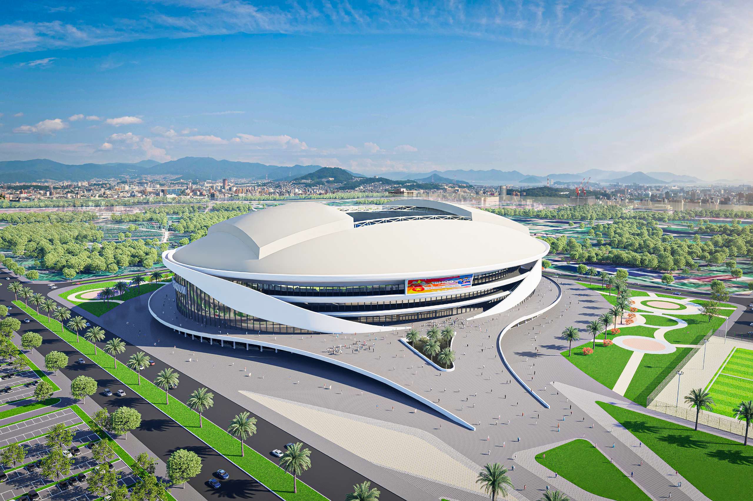 Tổng Bí thư Tô Lâm dự lễ khởi công xây dựng sân vận động PVF 60.000 chỗ ngồi- Ảnh 5. Tổng Bí thư Tô Lâm dự lễ khởi công xây dựng sân vận động PVF 60.000 chỗ ngồi- Ảnh 5.