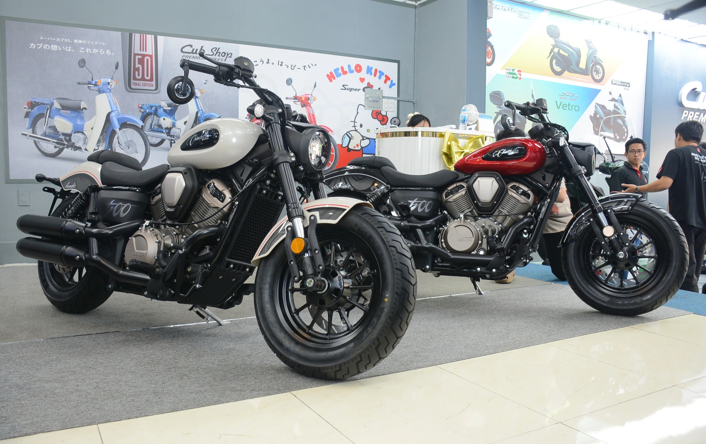 'Xế nổ' hầm hố Benda Chinchilla 500 đầu tiên về Việt Nam, cạnh tranh Honda Rebel 500 - Ảnh 2.