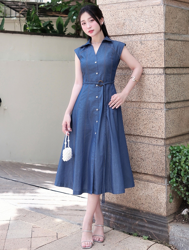 Khai mở nét thanh lịch, quyến rũ đầy ấn tượng cùng váy midi trong tiết thu 4 Khai mở nét thanh lịch, quyến rũ đầy ấn tượng cùng váy midi mùa thu(.) - Ảnh 4.