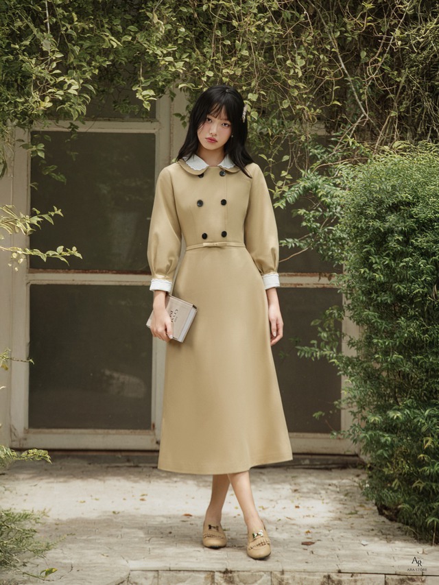 Khai mở nét thanh lịch, quyến rũ đầy ấn tượng cùng váy midi trong tiết thu 6 Khai mở nét thanh lịch, quyến rũ đầy ấn tượng cùng váy midi mùa thu(.) - Ảnh 6.
