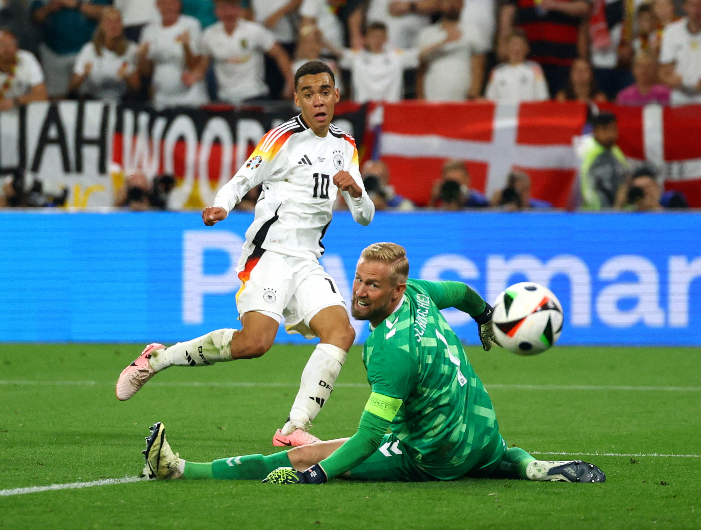 Euro 2024: Thắng kịch tính Đan Mạch, chủ nhà Đức tiến thẳng vào tứ kết- Ảnh 10. Euro 2024: Thắng kịch tính Đan Mạch, chủ nhà Đức tiến thẳng vào tứ kết- Ảnh 10.