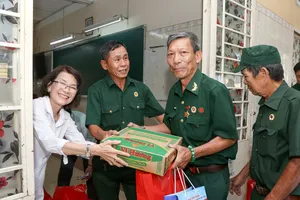 Ngày hội chia sẻ, tri ân nhân ngày 27-7 ở một phường tại TP.HCM