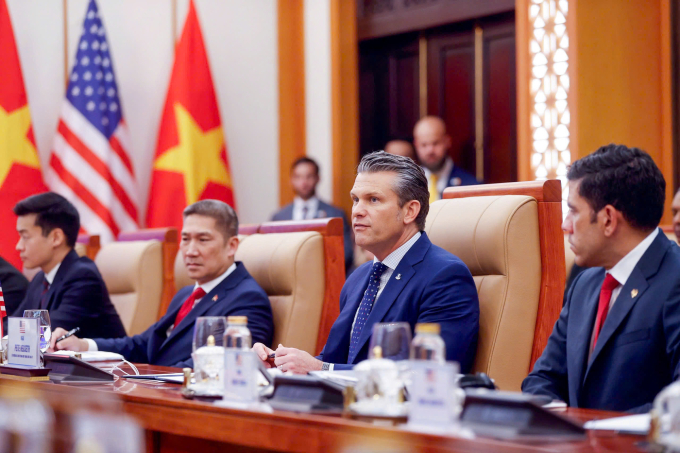 Ông Pete Hegseth,  Bộ trưởng Chiến tranh Mỹ. Ảnh: Hoàng An