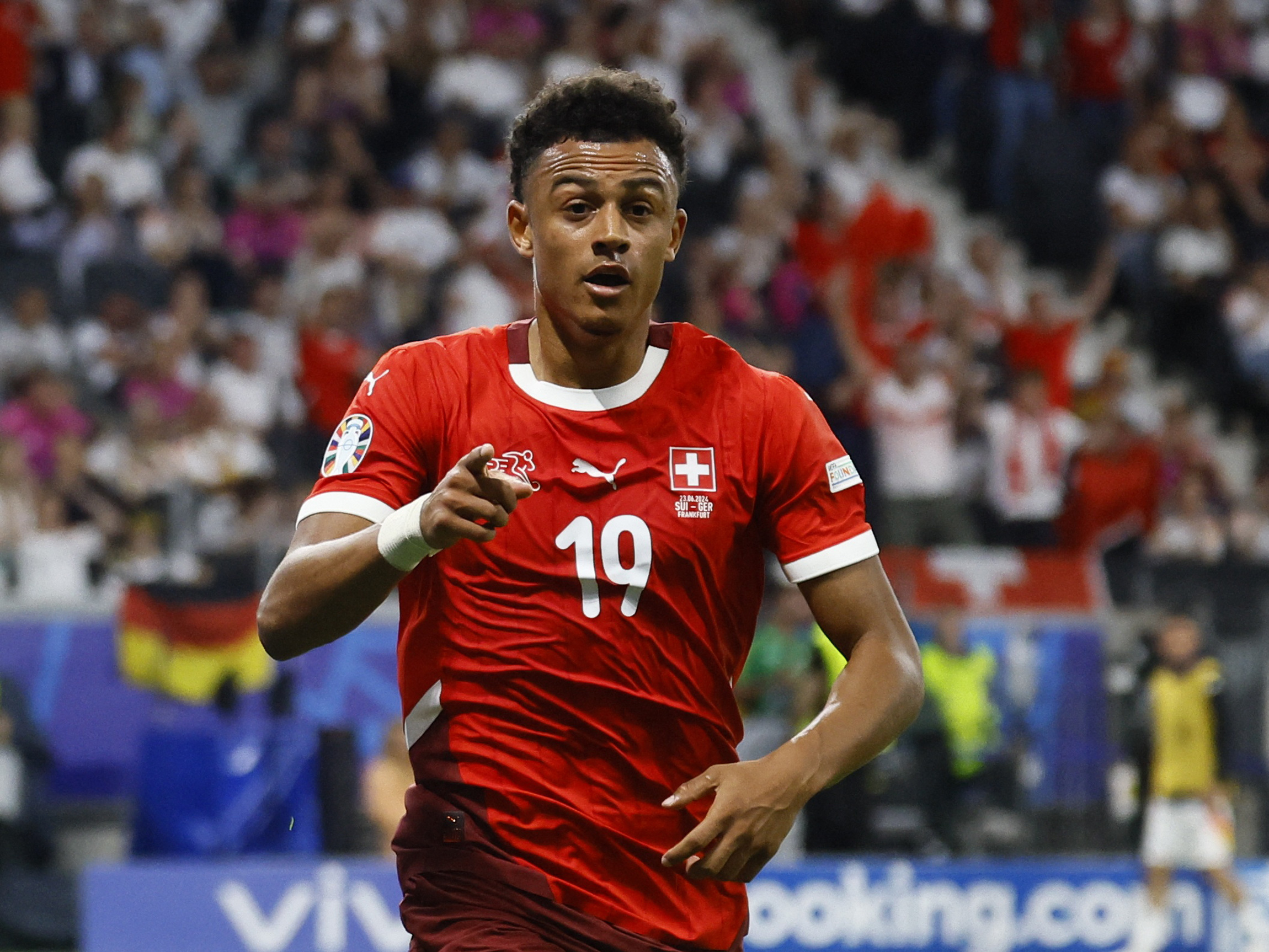 Euro 2024: Siêu dự bị lập công, Đức chật vật cầm hòa Thụy Sĩ- Ảnh 5. Euro 2024: Siêu dự bị lập công, Đức chật vật cầm hòa Thụy Sĩ- Ảnh 5.