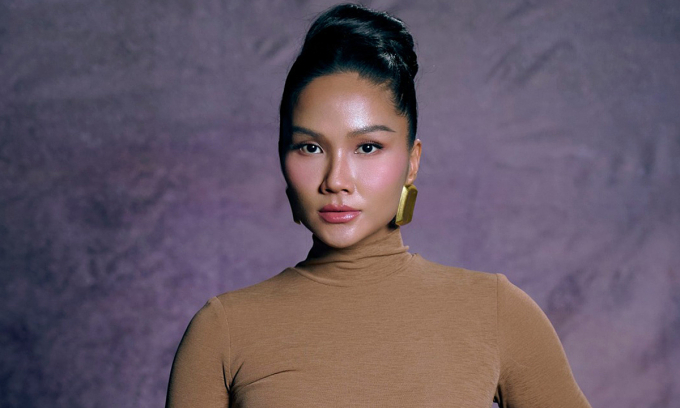 HHen Niê trong giai đoạn cuối thai kỳ. Ảnh: Nhân vật cung cấp