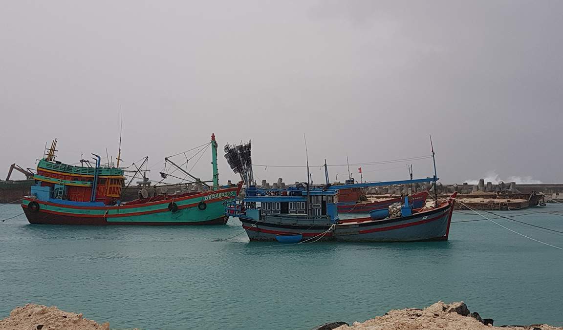 Khánh Hòa: Khẩn trương kêu gọi tàu thuyền tránh trú bão Kalmaegi- Ảnh 1.