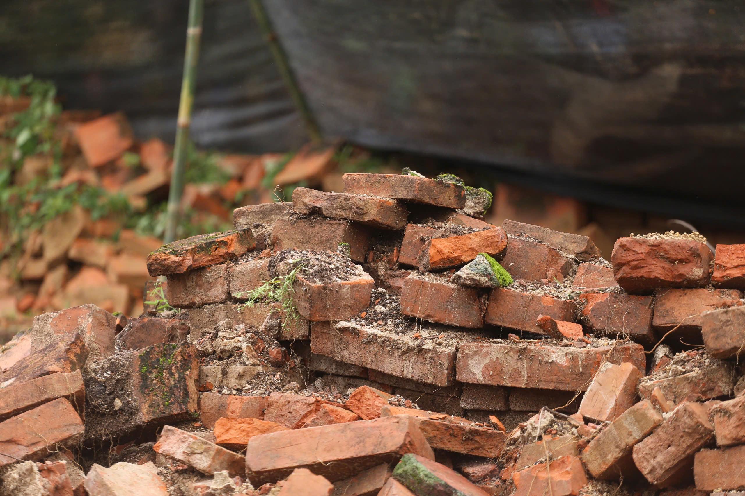 Lũ lụt làm sập tường Hoàng thành Huế - Ảnh 6.