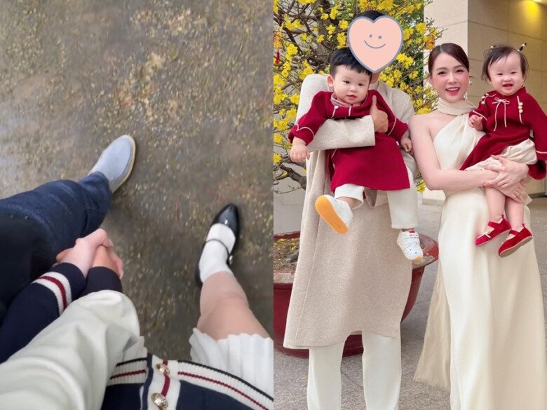 Sam hiện vẫn chưa chia sẻ ảnh cận mặt của ông xã.